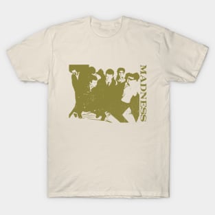 Madness - Silhouette Retro Green T-Shirt